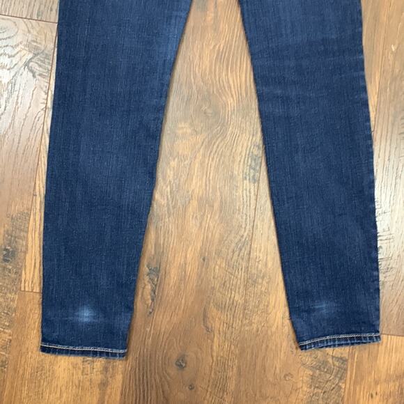 American Eagle Super Stretch Hi-Rise Dark Wash w/Fade Jegging Jeans - Picture 6 of 6
